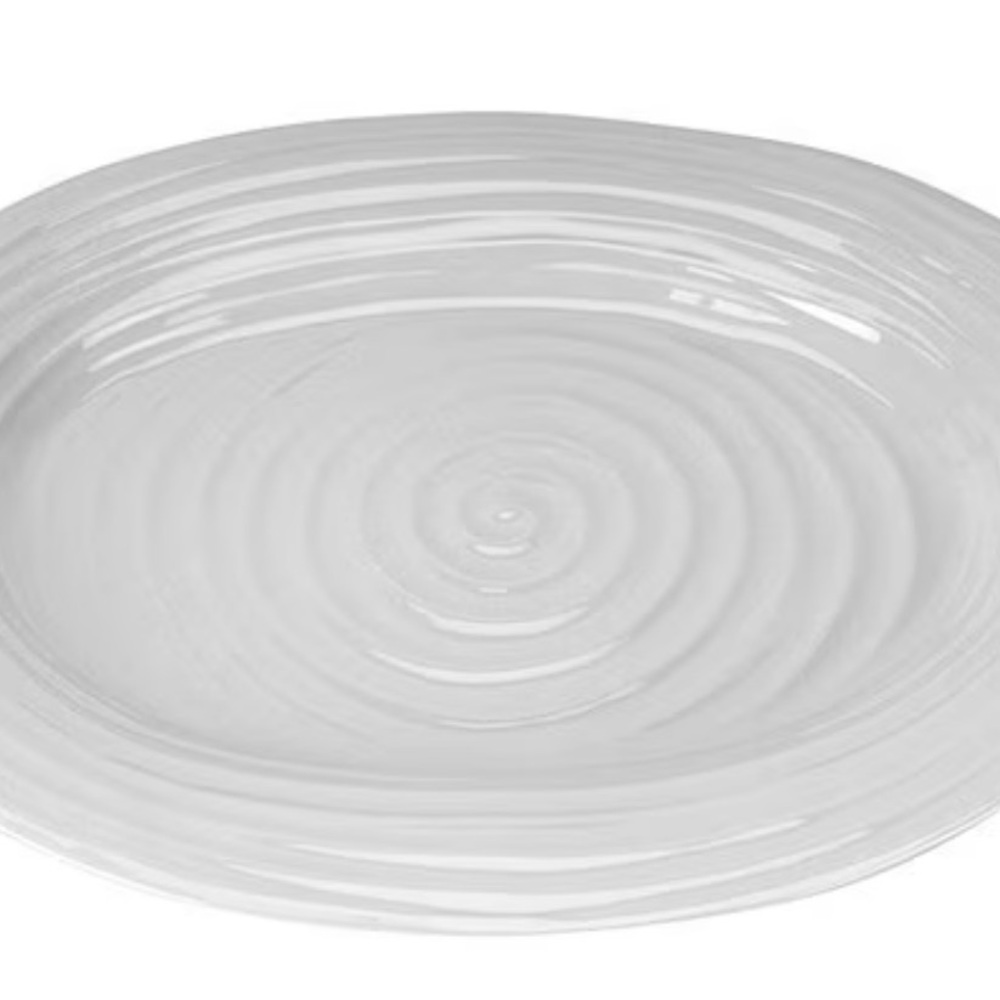 Portmeirion White Ripple Serveware Plate